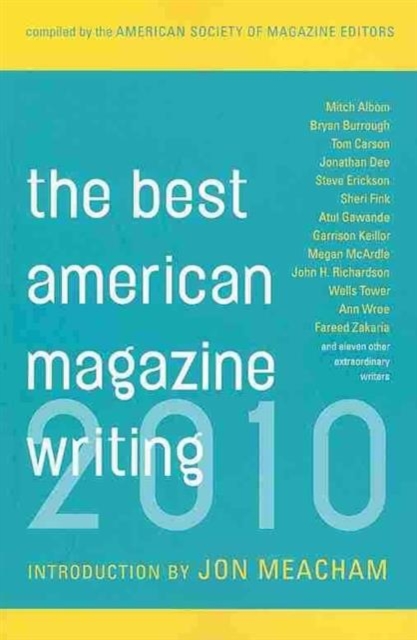 The Best American Magazine Writing 2010, Paperback / softback Book