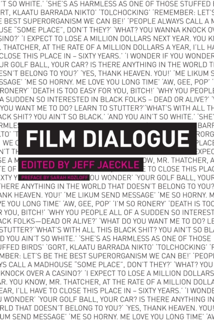 Film Dialogue, Paperback / softback Book