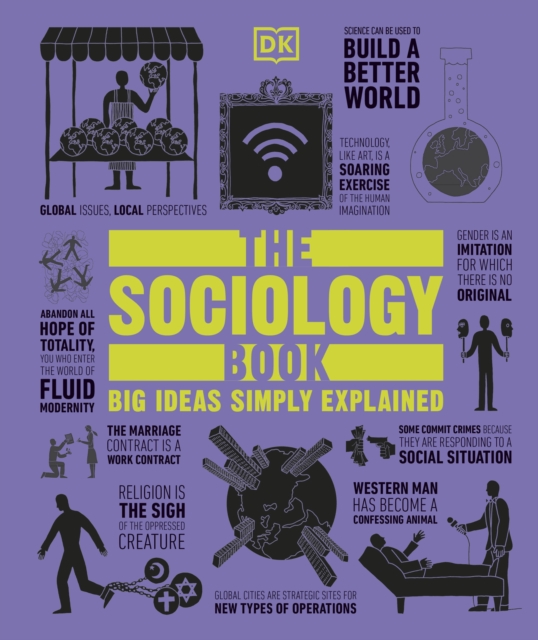 The Sociology Book : Big Ideas Simply Explained, Hardback Book