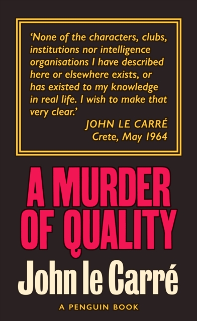 A Murder of Quality : The Smiley Collection, Paperback / softback Book