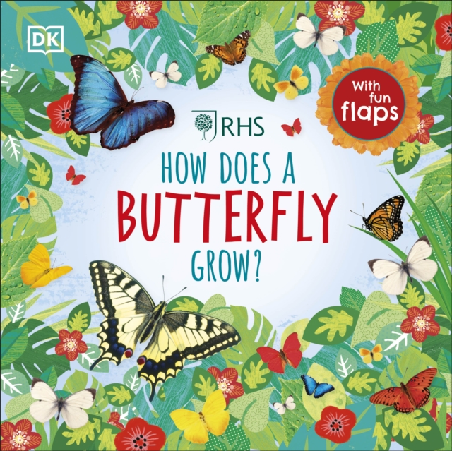 RHS How Does a Butterfly Grow?, Board book Book