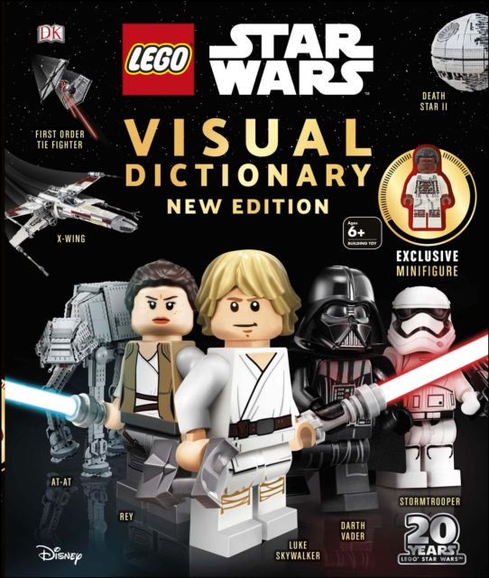 LEGO Star Wars Visual Dictionary New Edition : With exclusive Finn minifigure, Hardback Book