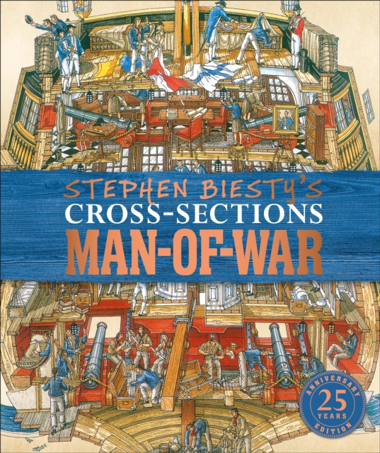 Stephen Biesty's Cross-Sections Man-of-War, Hardback Book
