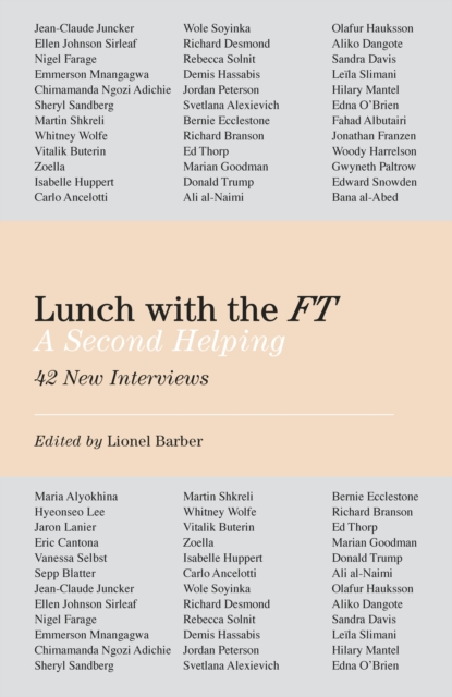 Lunch with the FT : A Second Helping, Hardback Book