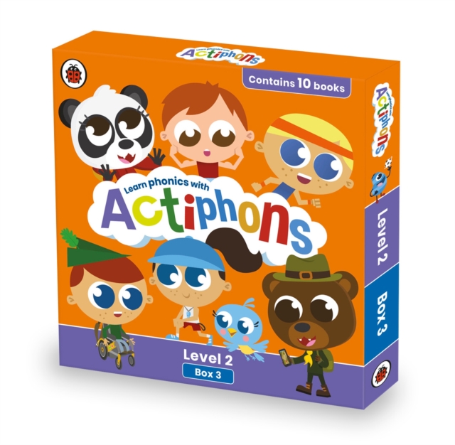 Actiphons Level 2 Box 3: Books 19-28 : Learn phonics and get active with Actiphons!, Multiple-component retail product, slip-cased Book