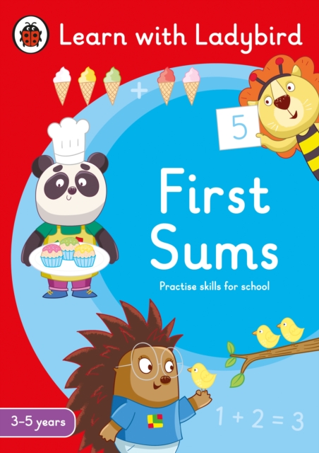 First Sums: A Learn with Ladybird Activity Book 3-5 years : Ideal for home learning (EYFS), Paperback / softback Book