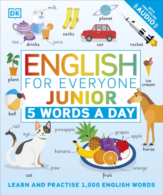 English for Everyone Junior 5 Words a Day : Learn and Practise 1,000 English Words, EPUB eBook