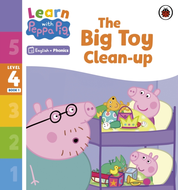 Learn with Peppa Phonics Level 4 Book 1 – The Big Toy Clean-up (Phonics Reader), Paperback / softback Book