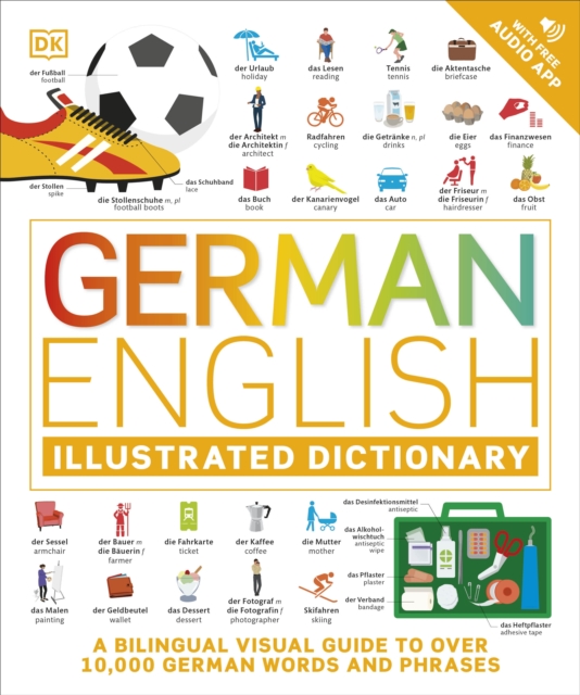 German English Illustrated Dictionary : A Bilingual Visual Guide to Over 10,000 German Words and Phrases, Paperback / softback Book