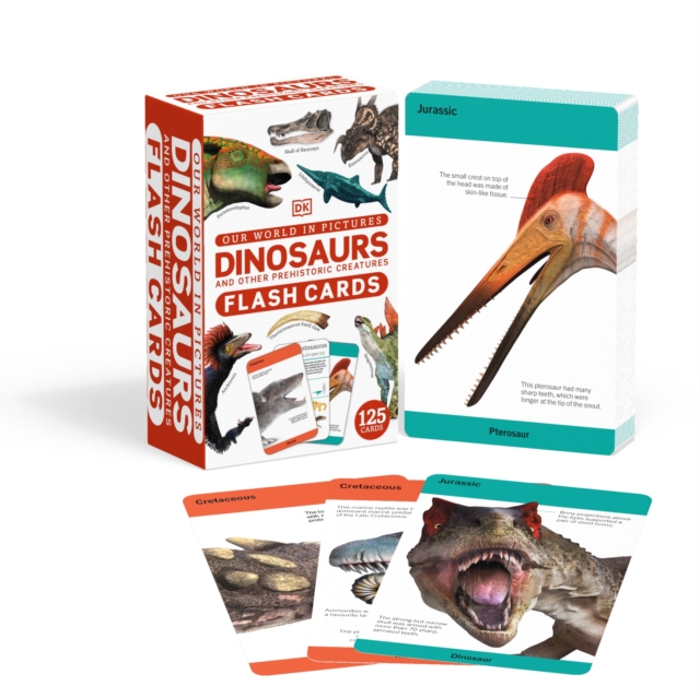 Our World in Pictures Dinosaurs and Other Prehistoric Creatures Flash Cards, Cards Book