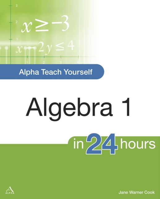 Alpha Teach Yourself Algebra I in 24 Hours, EPUB eBook