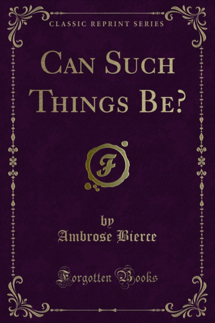 Can Such Things Be?, PDF eBook
