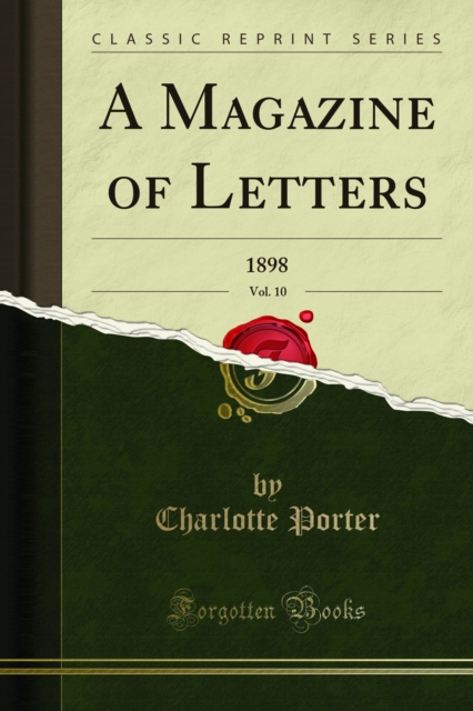 A Magazine of Letters : 1898, PDF eBook