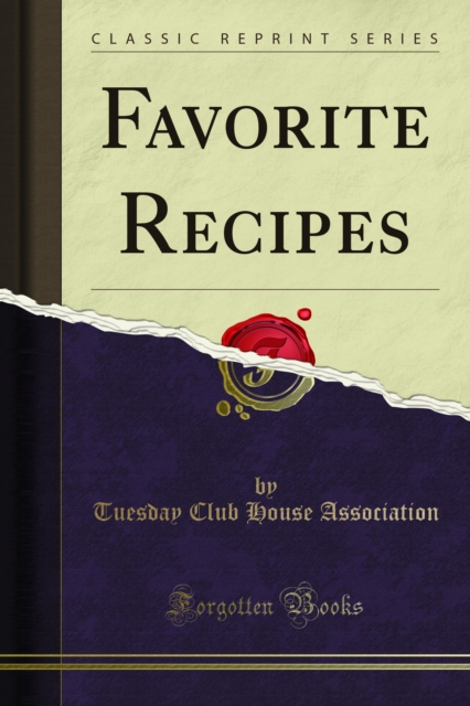 Favorite Recipes, PDF eBook