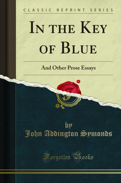 In the Key of Blue : And Other Prose Essays, PDF eBook