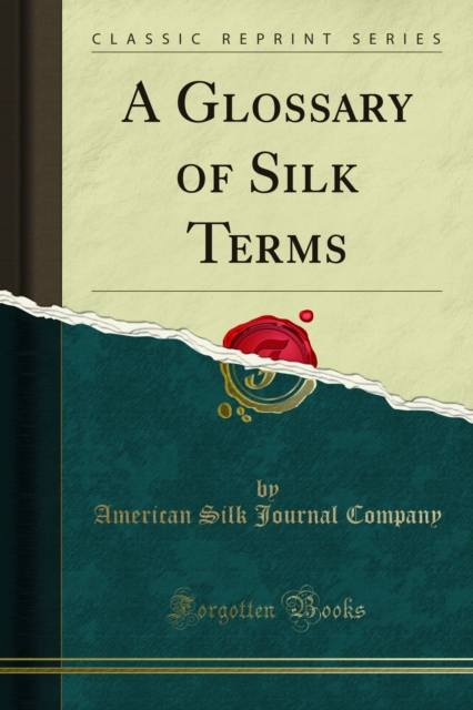 A Glossary of Silk Terms, PDF eBook