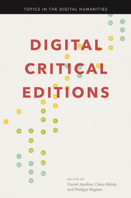 Digital Critical Editions, Hardback Book