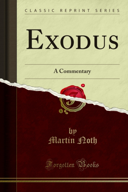 Exodus : A Commentary, PDF eBook