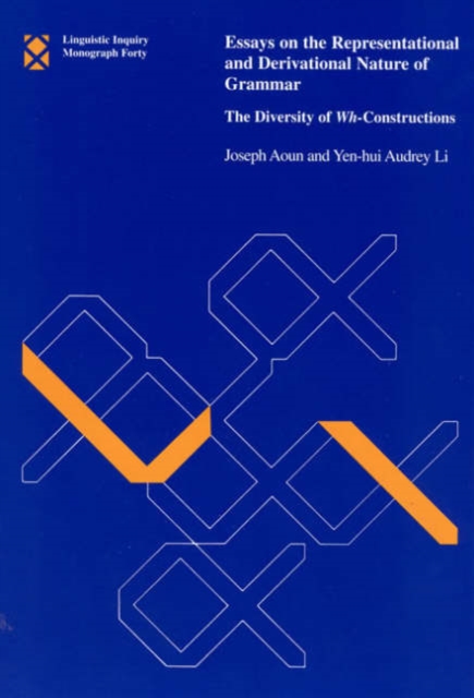 Essays on the Representational and Derivational Nature of Grammar : The Diversity of Wh-Constructions Volume 40, Hardback Book