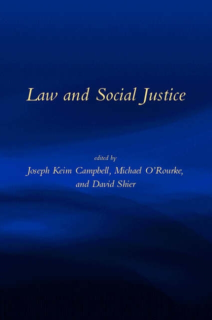 Law and Social Justice, Hardback Book