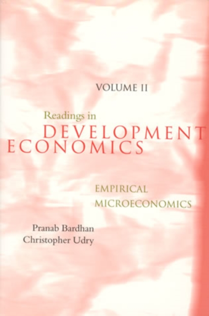 Readings in Development Economics : Empirical Microeconomics, PDF eBook