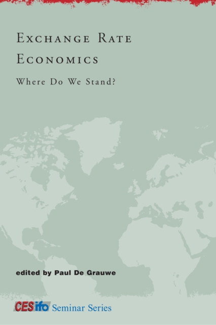 Exchange Rate Economics : Where Do We Stand?, PDF eBook