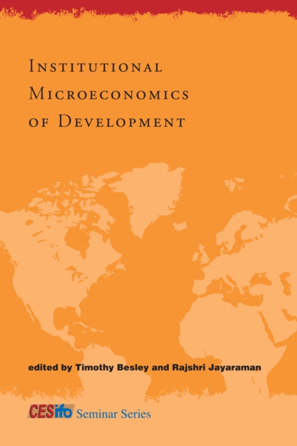 Institutional Microeconomics of Development, PDF eBook