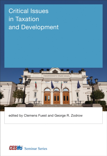 Critical Issues in Taxation and Development, PDF eBook