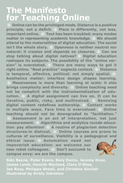 The Manifesto for Teaching Online, PDF eBook
