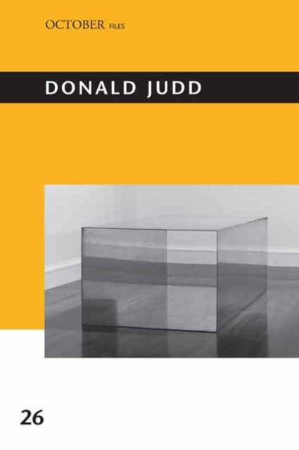 Donald Judd, Paperback / softback Book