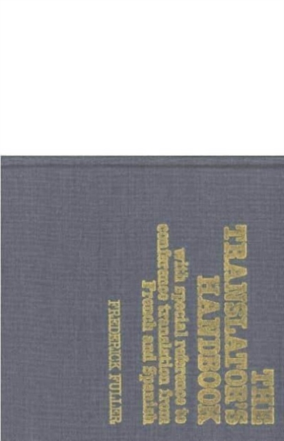 Translator's Handbook, Hardback Book