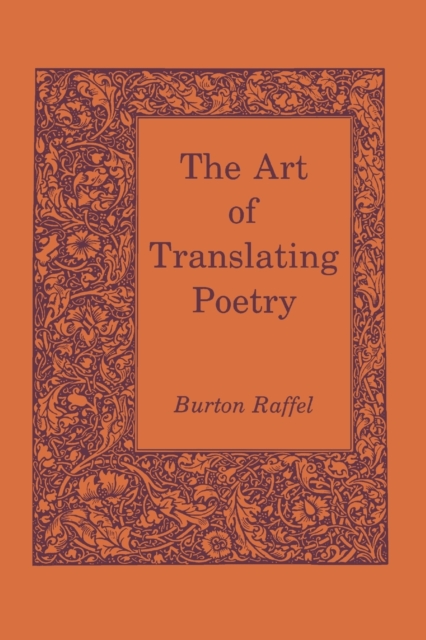 The Art of Translating Poetry, Paperback / softback Book