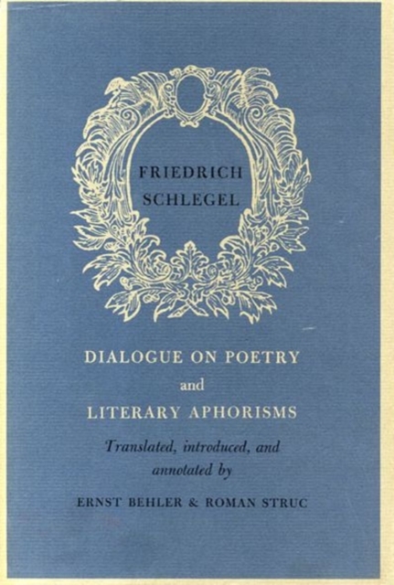 Dialogue on Poetry and Literary Aphorisms, Paperback / softback Book