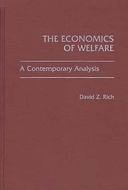 The Economics of Welfare : A Contemporary Analysis, Hardback Book