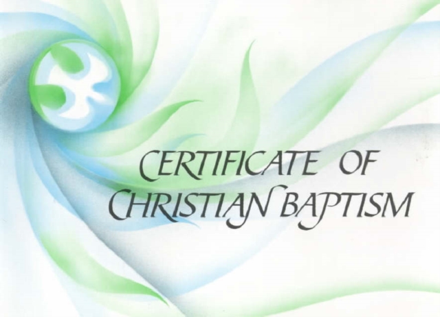 Ecumenical Certificate of Baptism, Cards Book