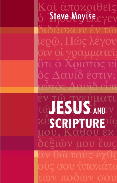 Jesus and Scripture, Paperback / softback Book