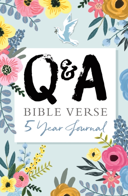 Q & A Bible Verse 5-Year Journal Flower Edition, Hardback Book