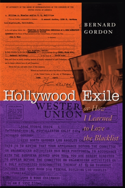 Hollywood Exile, or How I Learned to Love the Blacklist, Paperback / softback Book