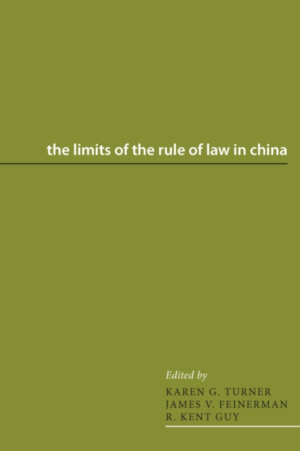 The Limits of the Rule of Law in China, PDF eBook