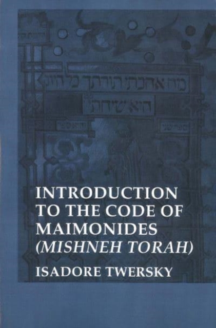The Code of Maimonides (Mishneh Torah) : Introduction, Paperback / softback Book