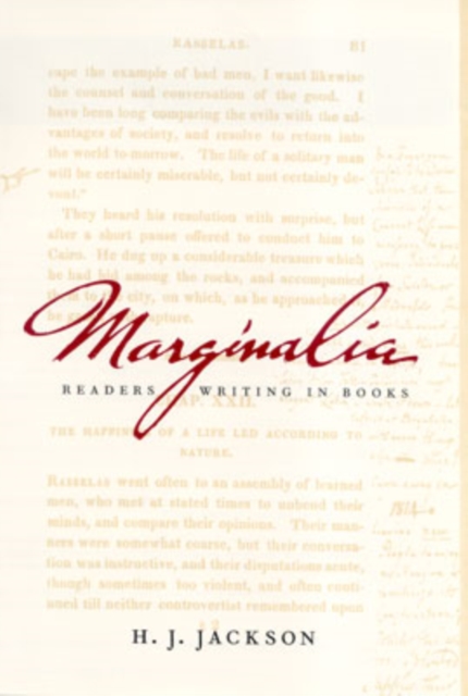 Marginalia : Readers Writing in Books, Paperback / softback Book