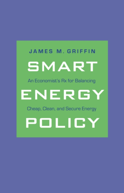 A Smart Energy Policy : An Economist's Rx for Balancing Cheap, Clean, and Secure Energy, PDF eBook