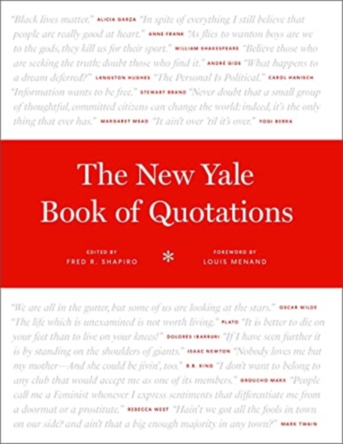 The New Yale Book of Quotations, Hardback Book