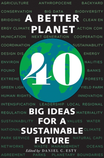 A Better Planet : Forty Big Ideas for a Sustainable Future, Hardback Book
