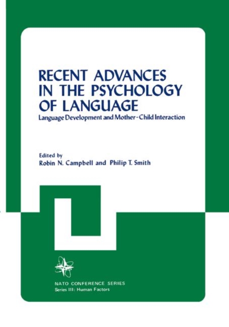Recent Advances in the Psychology of Language, Hardback Book