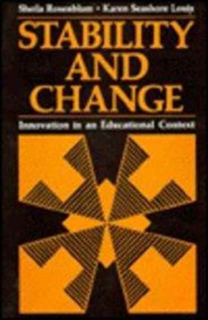 Stability and Change : Innovation in an Educational Context, Hardback Book