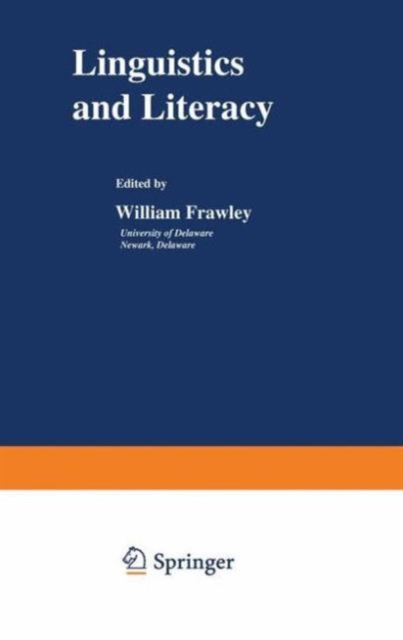 Linguistics and Literacy, Hardback Book
