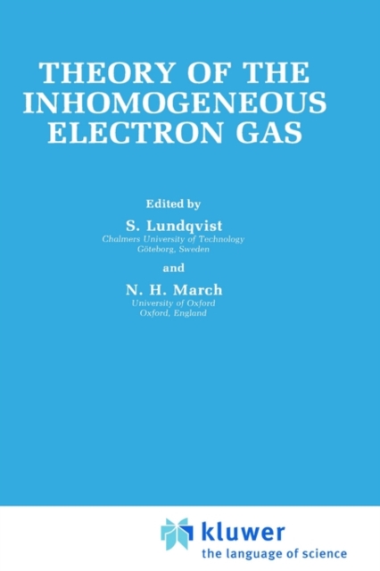 Theory of the Inhomogeneous Electron Gas, Hardback Book