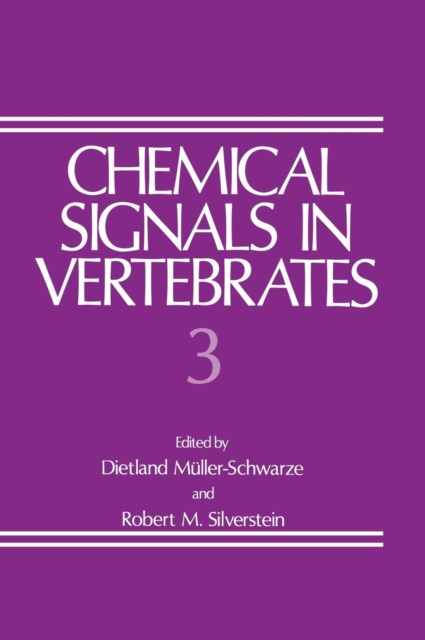 Chemical Signals in Vertebrates 3, Hardback Book