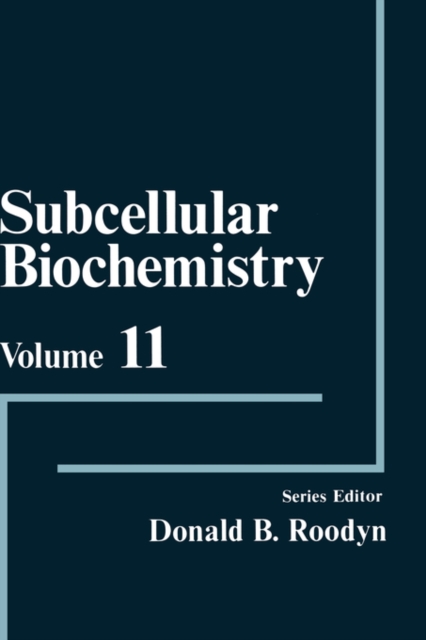 Subcellular Biochemistry, Hardback Book
